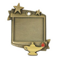 Frame Medals - "Lamp of Knowledge"